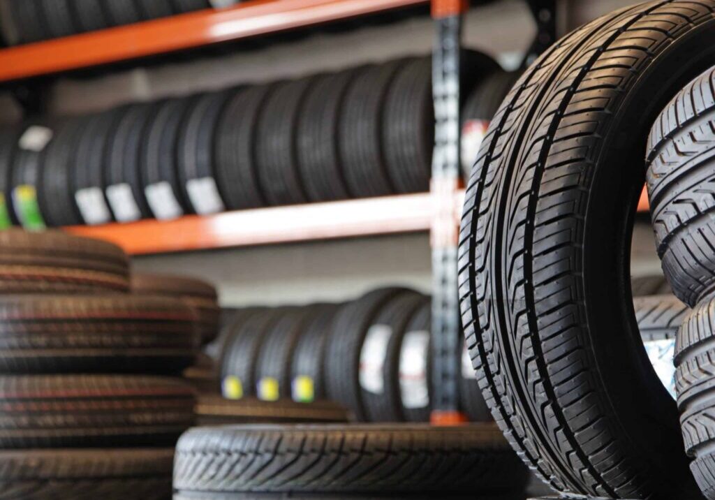 New tires in stock at the shop